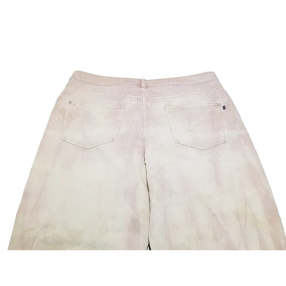 Pilcro Jeans Women's Size 32 The Bow Boyfriend Tie Dye Barrel Leg Denim (35x27) - Picture 4 of 6